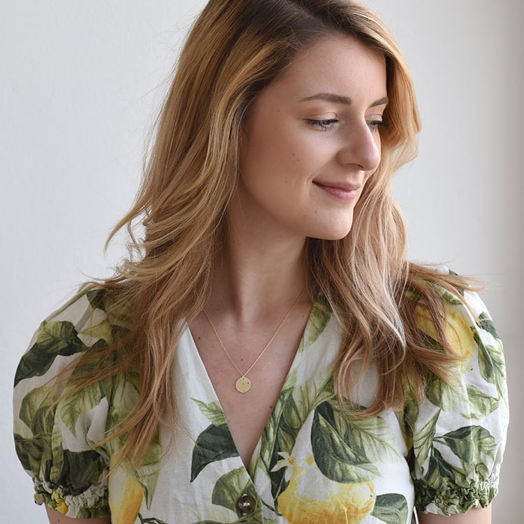 Goldener Anhänger mit Sternbild und Diamant Nyala 64585