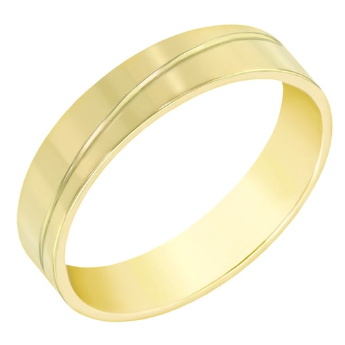 Flache Eheringe aus Gold mit Diamanten Tesar