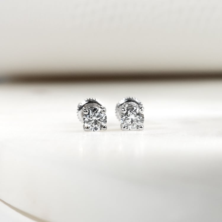 Ohrstecker aus Gold mit IGI-zertifizierten 0.50ct Lab Grown Diamanten Christi 132864