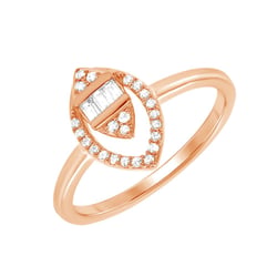 Goldener Ring mit Lab Grown Diamanten Sigurd