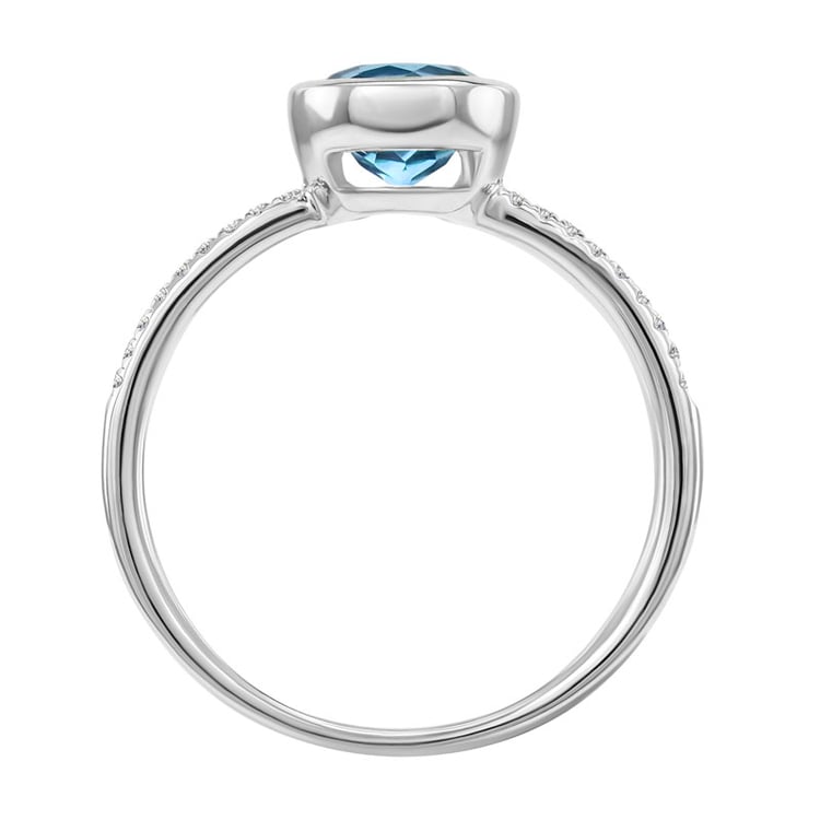 Ring mit Topas aus Gold 6466