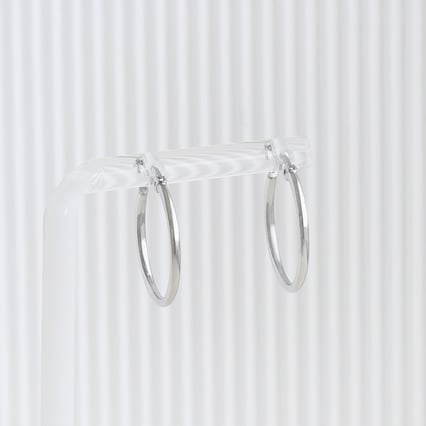 Silberne Ringohrringe Ingmar