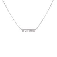 Goldene Kette mit Datum in römischen Zahlen Ihrer Wahl Marcus