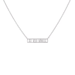 Goldene Kette mit Datum in römischen Zahlen Ihrer Wahl Marcus