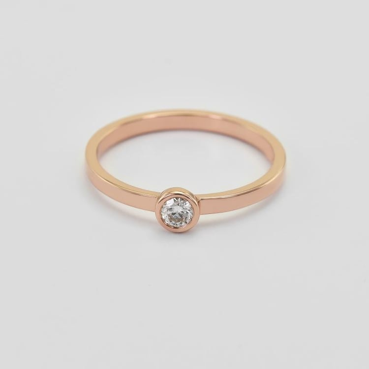 Goldring mit Diamanten 36001
