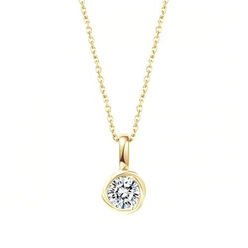 Glänzende Anhänger mit zertifiziertem Diamant Matiss