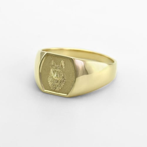 Herrenring mit personalisierter Handgravur Bertly