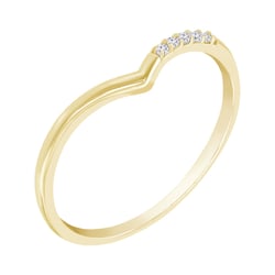 Memoire Ring in V-Form mit Lab Grown Diamanten Annelisa