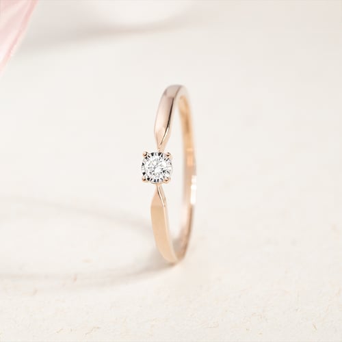 Eleganter Silberring mit Lab Grown Diamanten Ximena