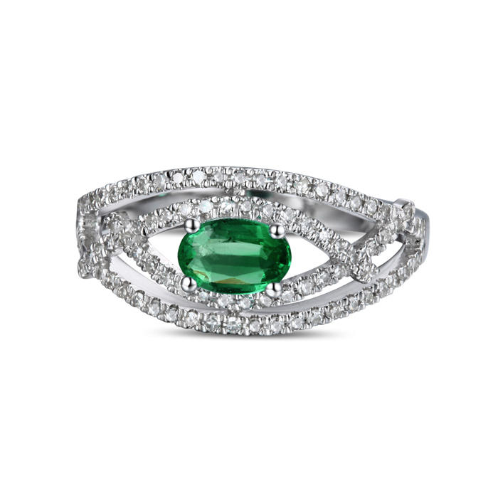 Smaragdring aus Gold 3628