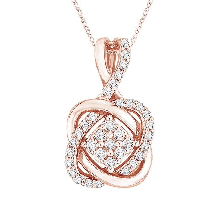 Goldenes geflochtenes Schmuckset mit Lab Grown Diamanten Emre 95061