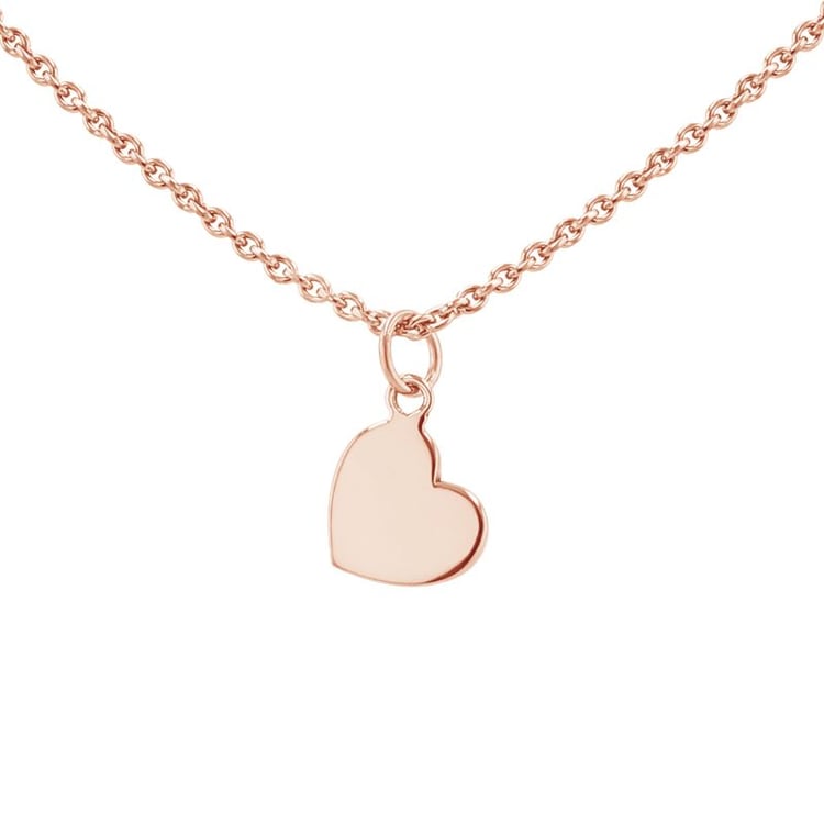 Silbernes Set mit zwei Anhänger in Herzform Elly 99588