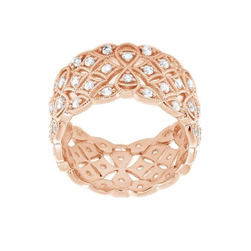 Moderner Silberring mit Lab Grown Diamanten Bernt