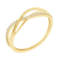 Unkonventioneller Ring mit Lab Grown Diamanten Izabelle