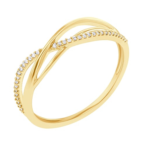 Unkonventioneller Ring mit Lab Grown Diamanten Izabelle