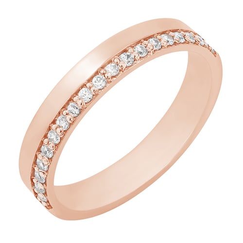 Goldener Eternity-Ring mit lab grown Diamanten Heavana