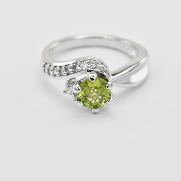 Olivinring aus Silber 25618