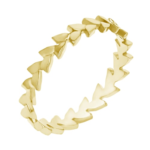 Romantischer Ring in Blättchenform Skyler