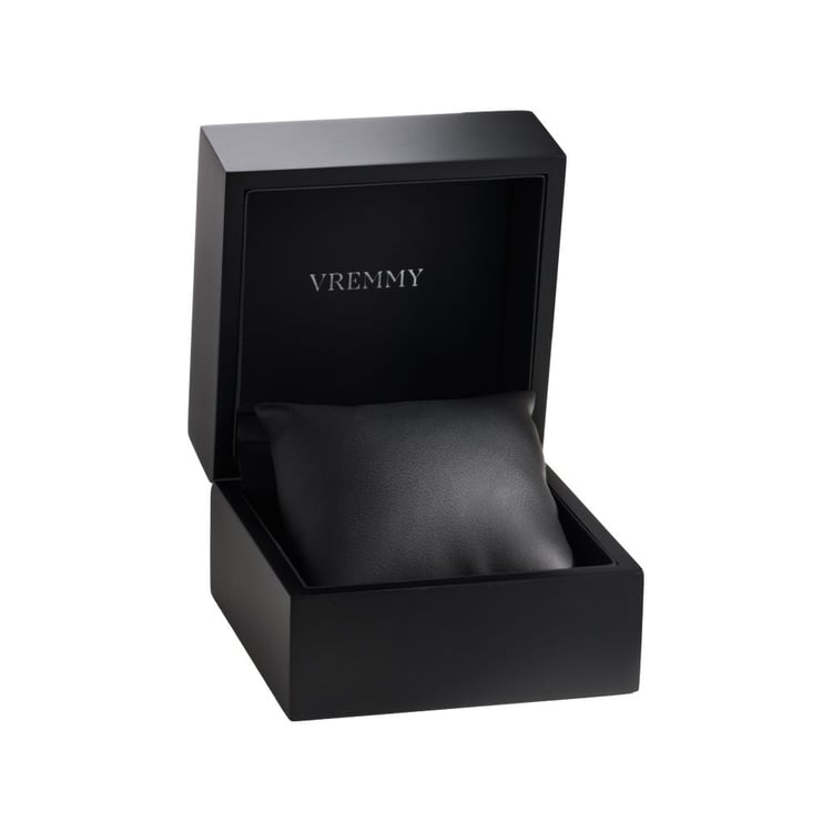 Uhrenbox aus Holz mit Kunstleder Braith