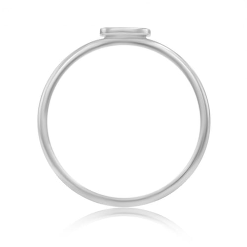 Goldring mit Gravur eines Buchstabens Babire