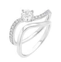 Verlobungs-Set aus Ringen mit Lab Grown Diamanten Lisa