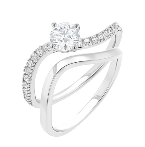 Verlobungs-Set aus Ringen mit Lab Grown Diamanten Lisa