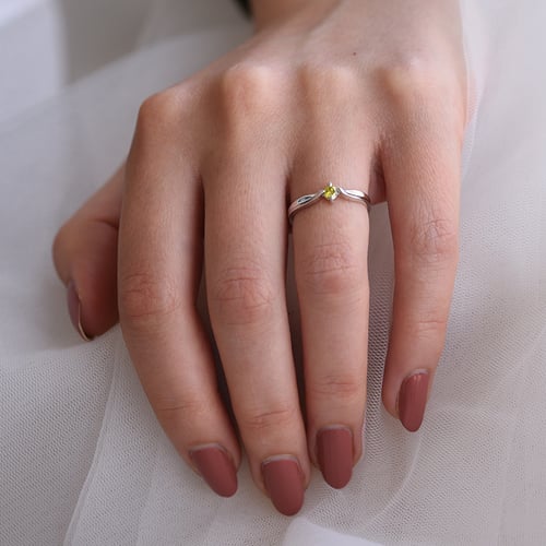Verlobungsring mit gelben Diamant Amrusha