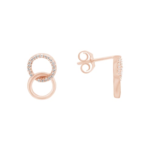 Elegante Ohrringe mit Diamanten Landyh