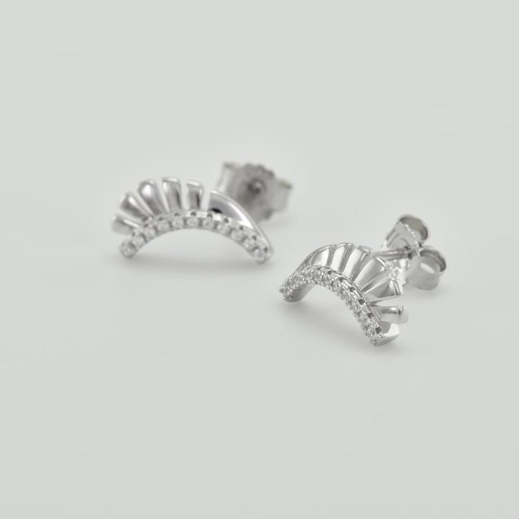 Silberne Ohrringe 35353