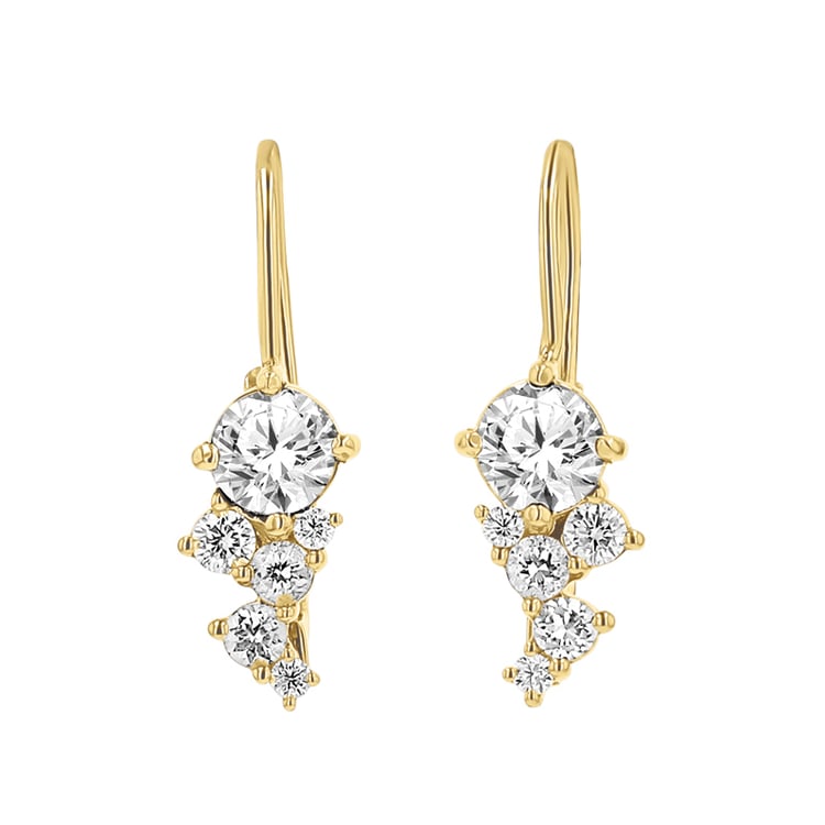 Cluster Ohrringe mit Lab Grown Diamanten Olga 148531