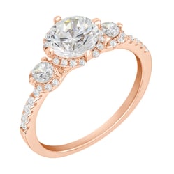 Verlobungsring mit Lab Grown Diamanten Wirk