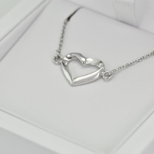 Modisches Armband aus Silber mit Herz Ollie