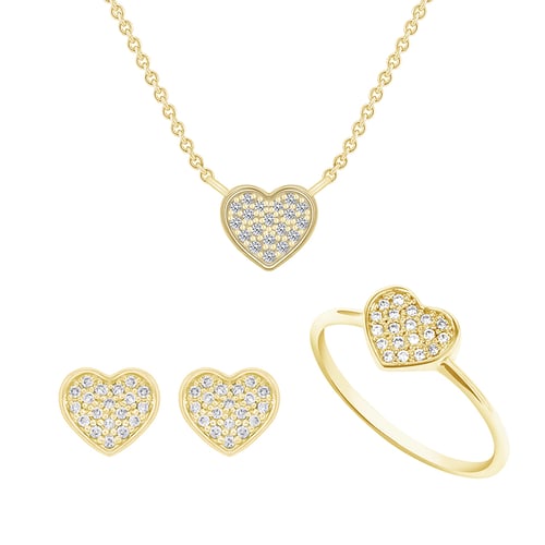 Diamant-Kollektion in Herzform Fia