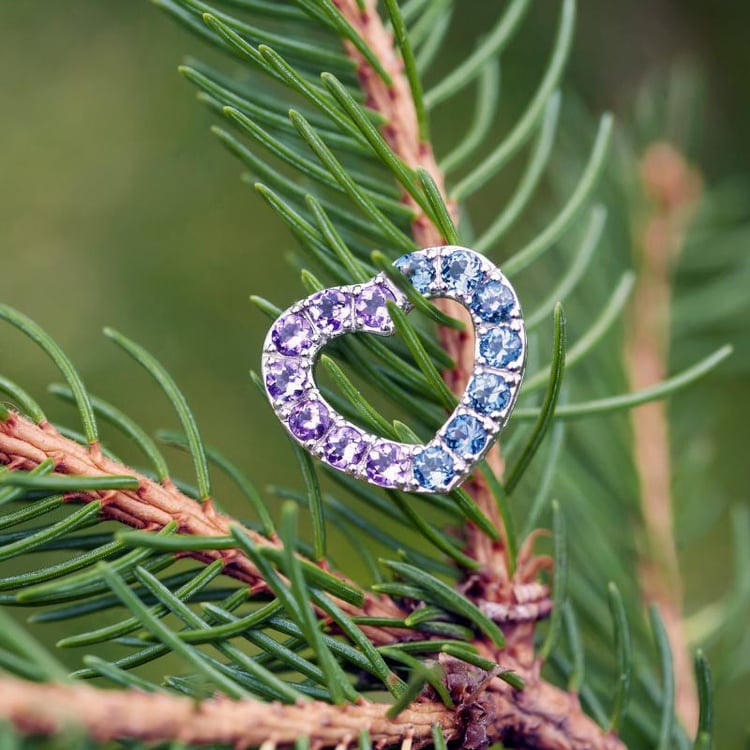 Anhänger mit Topasen 15436