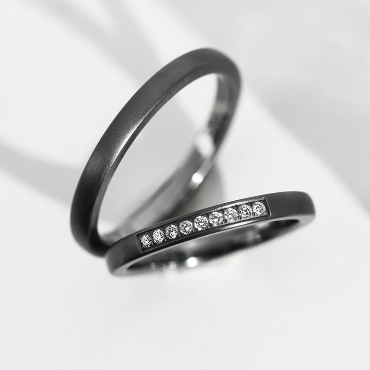 Ring aus Tantal Rille 157329