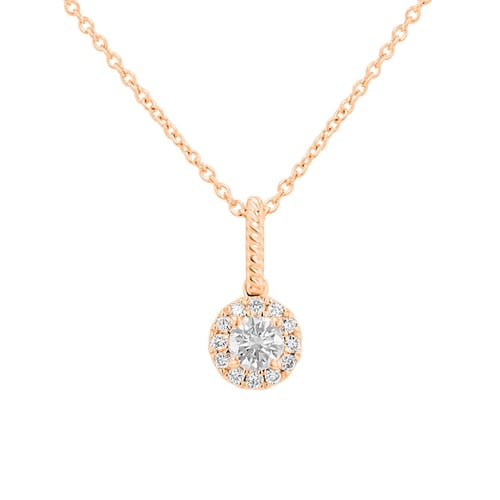 Romantischer Anhänger mit Lab Grown Diamanten Danny