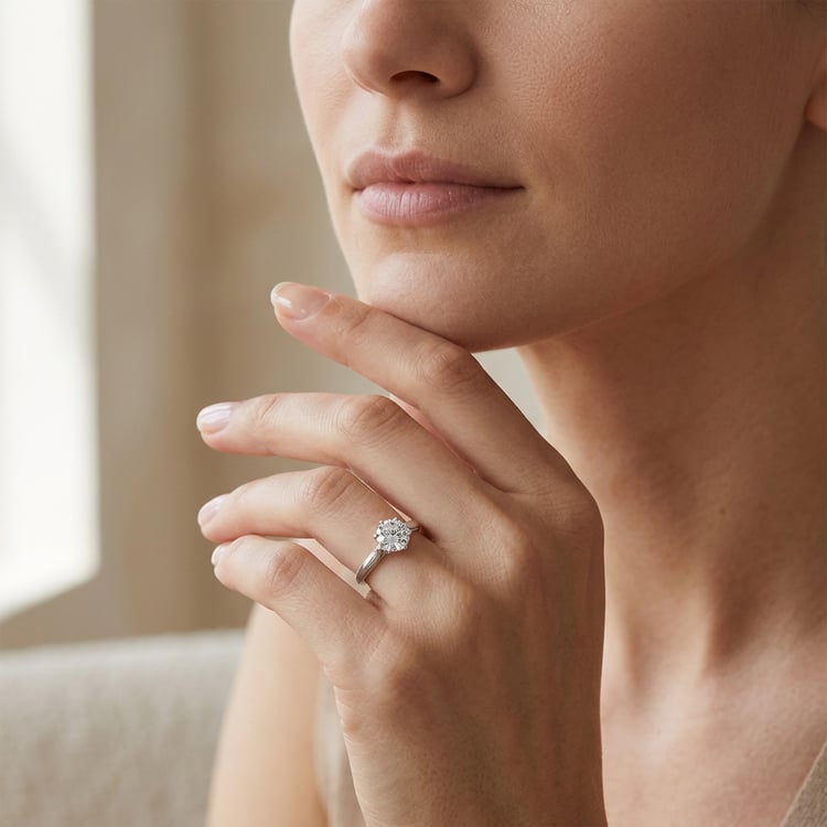 Verlobungsring mit 0.5ct IGI-zertifiziertem Lab Grown Diamanten Verune 170110