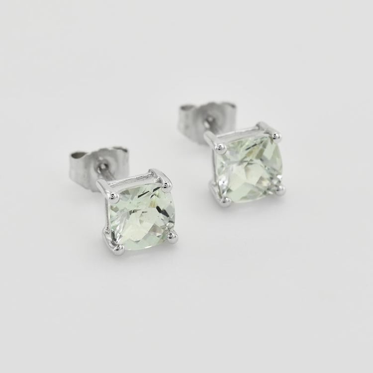 Goldohrringe mit Amethyst 40419