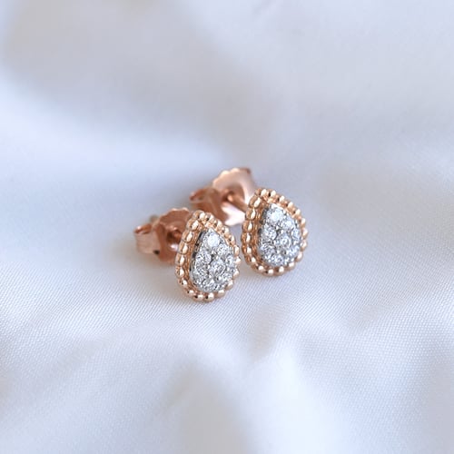 Dezente Diamantohrringe Kiran