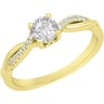 Verlobungsring mit Buchstabenund Lab Grown Diamanten Aliye