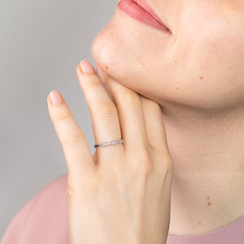 Wunderschöne Trauringe mit Vintage Ring und Court Ring Liam