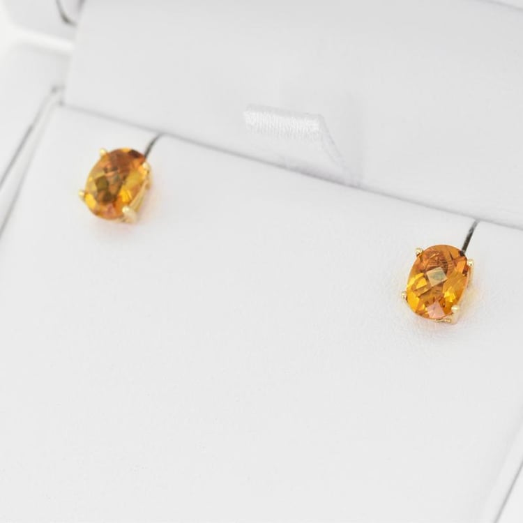 Goldene Ohrringe Ohrstecker in Eppi-Geschenkbox 20058