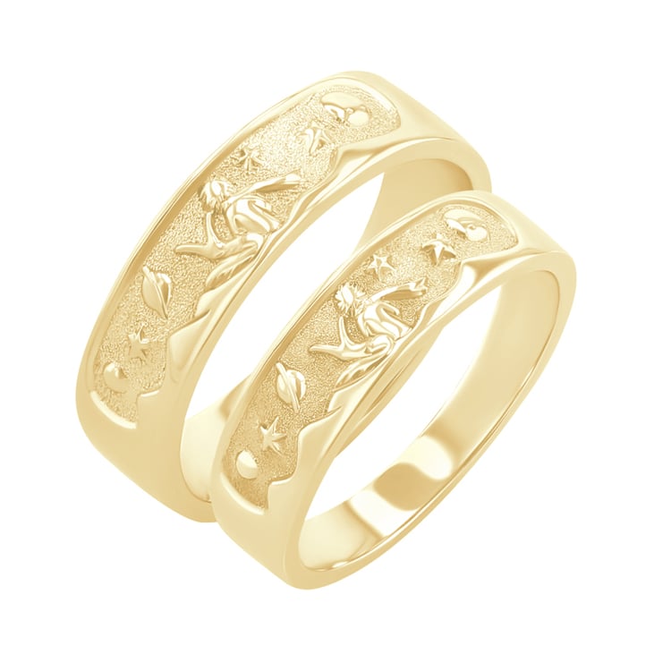 Von Hand gravierte Eheringe Der Kleine Prinz 122810