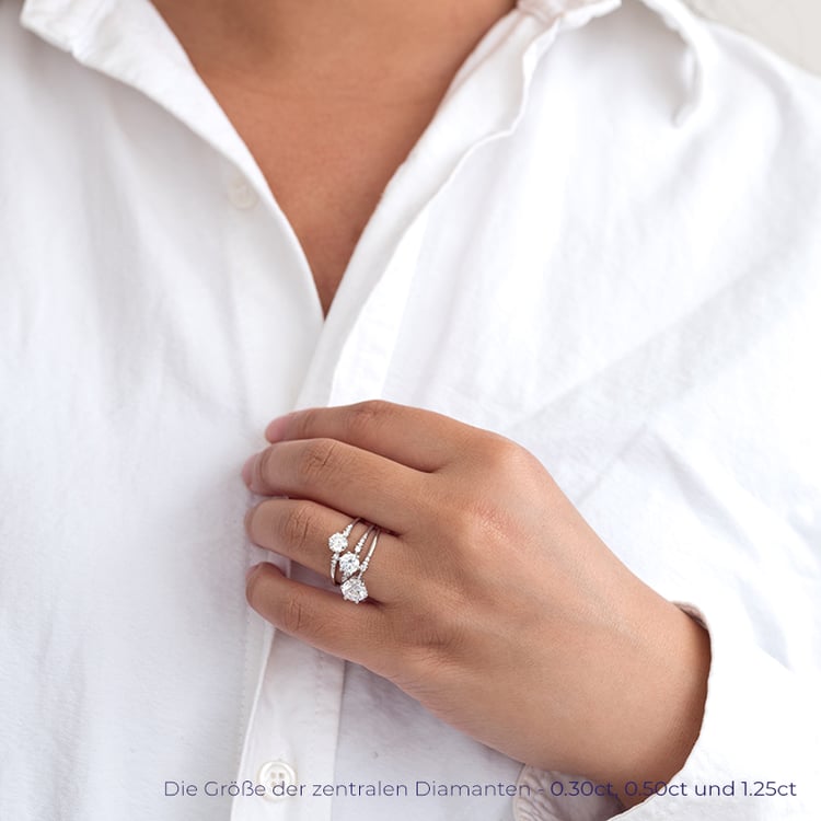 Verlobungsring mit Diamanten Kristia 128553