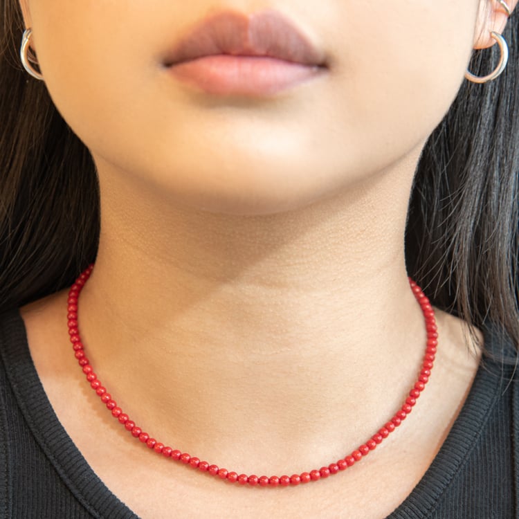 Silberne Korallen-Kette Norma 104468