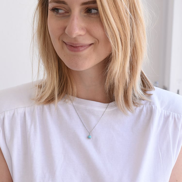 Anhänger mit Türkis 69128