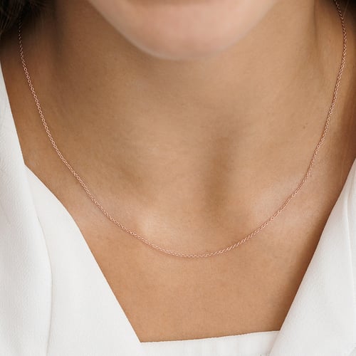 Ankerkette 40/45 cm aus 14k Gold