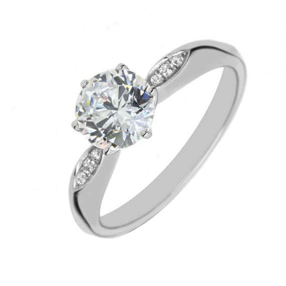 Verlobungsring aus Platin