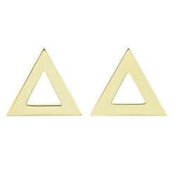 Goldene maxi Dreieck-Ohrringe Beli