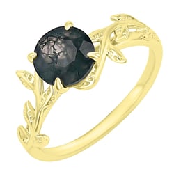 Einzigartiger Ring mit Moosachat Samuela